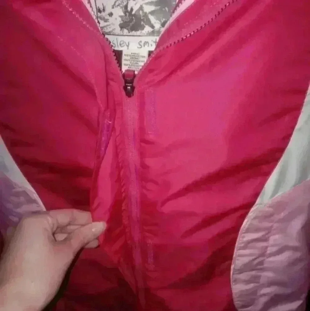 Cherokee Authentic Brand Outerwear Girl's Jacket Size L 10/12 Zip Up Hot Pink